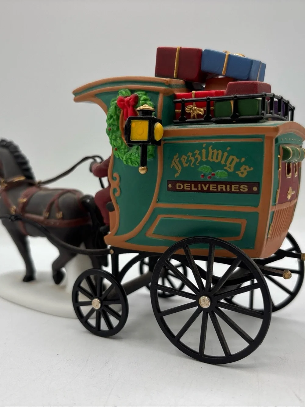 Dept 56 1996 Vintage HVC Christmas Carol Revisited Fezziwig Delivery Wagon 58400